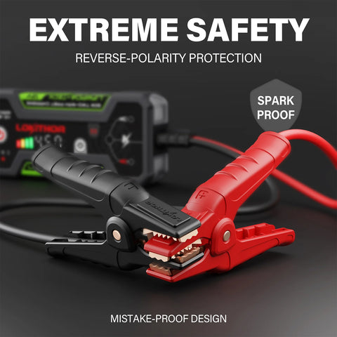 LOKITHOR J-Series | Portable Battery Jump Starter with LiFePO₄ Safety